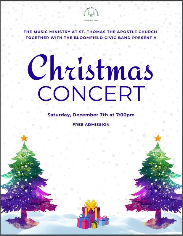 Christmas Concert Poster